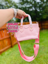 Load image into Gallery viewer, “Light Pink2” Mono Crossbody  (BROWN INTERIOR) ✨RTS✨
