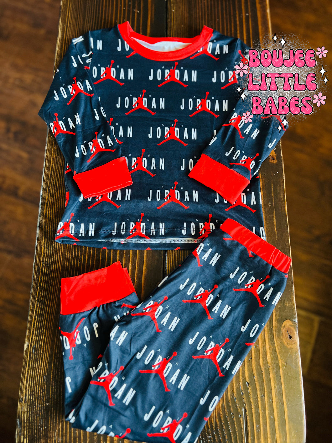 “Red J” Long Sleeve Lounge Set ✨RTS✨