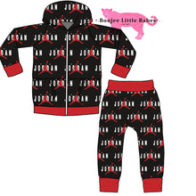 Load image into Gallery viewer, “Red J” Zip Up Hoodie &amp; Jogger Set ✨RTS✨
