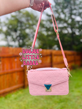Load image into Gallery viewer, “Light Pink” Mono Crossbody (BROWN INTERIOR) ✨RTS✨
