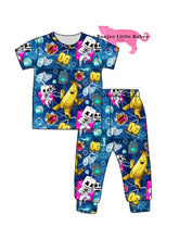 Load image into Gallery viewer, “Gamer 2” Short Sleeve Lounge Set (RTS)
