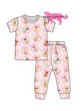 Load image into Gallery viewer, “ 👑 Bubus” Short Sleeve Lounge Set (RTS)

