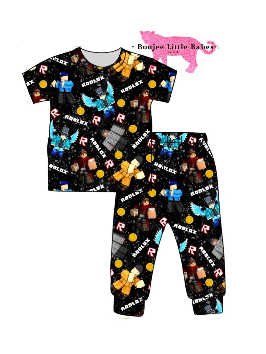 “Gamer” Short Sleeve Lounge Set (RTS)