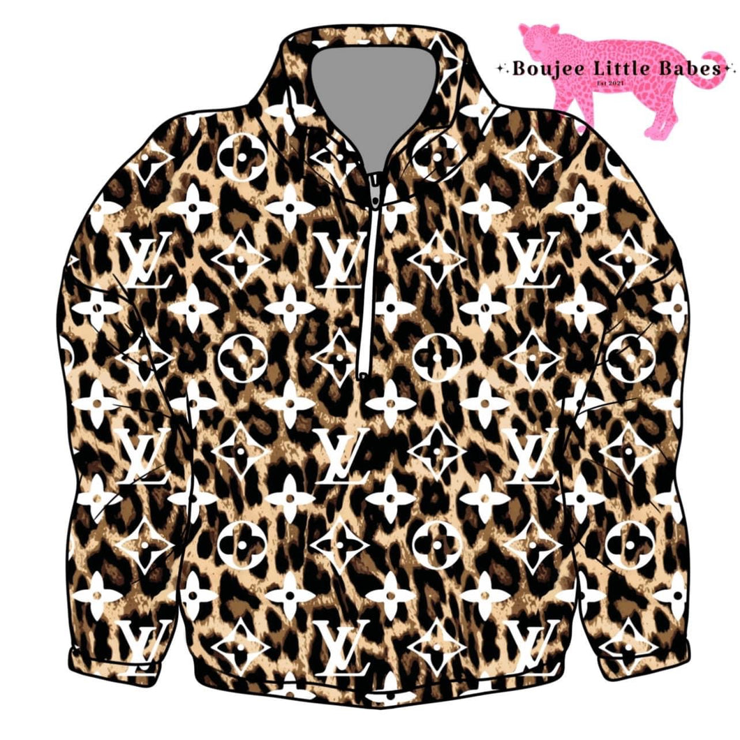 “Boujee Leopard” Lightweight Pullover (RTS)