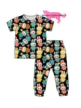 Load image into Gallery viewer, “Bubus” Short Sleeve Lounge Set (RTS)
