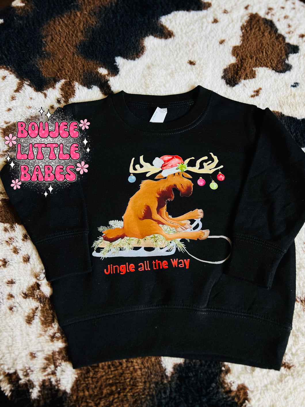 “Jingle All The Way” Crew Sweatshirt ✨RTS✨ KIDS SIZE ONLY